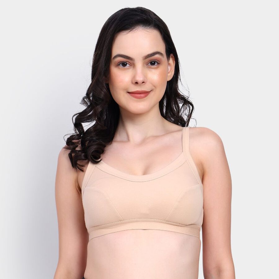 Ladies' Non-Padded Bra, Beige, large image number null